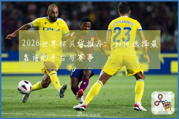 2026世界杯买球推荐：如何选择最靠谱的平台与赛事