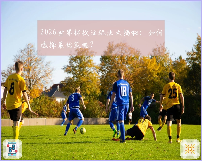 2026世界杯投注玩法大揭秘：如何选择最优策略？