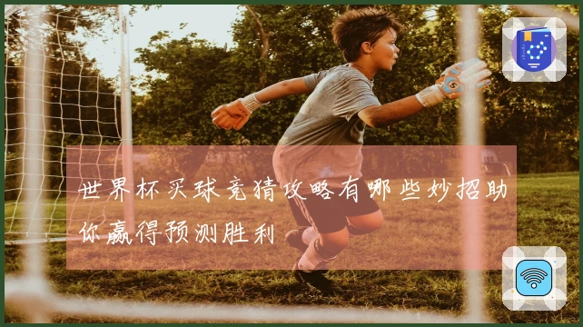 世界杯买球竞猜攻略有哪些妙招助你赢得预测胜利